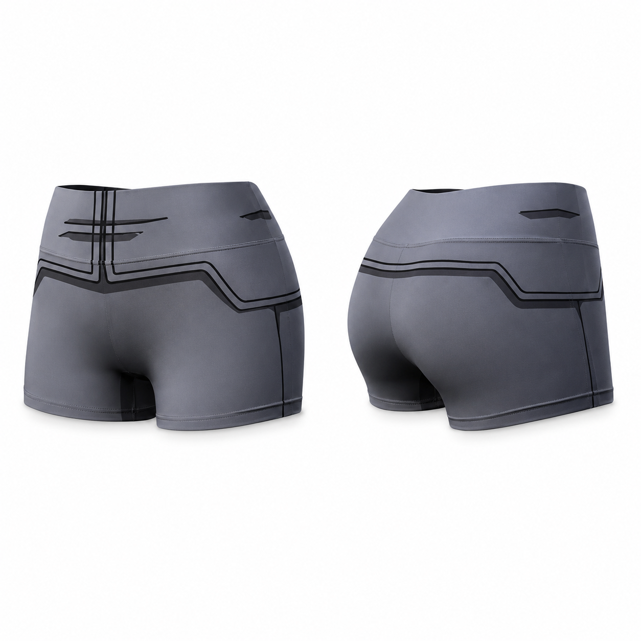 Women's Power Shorts – Stealth Gray
