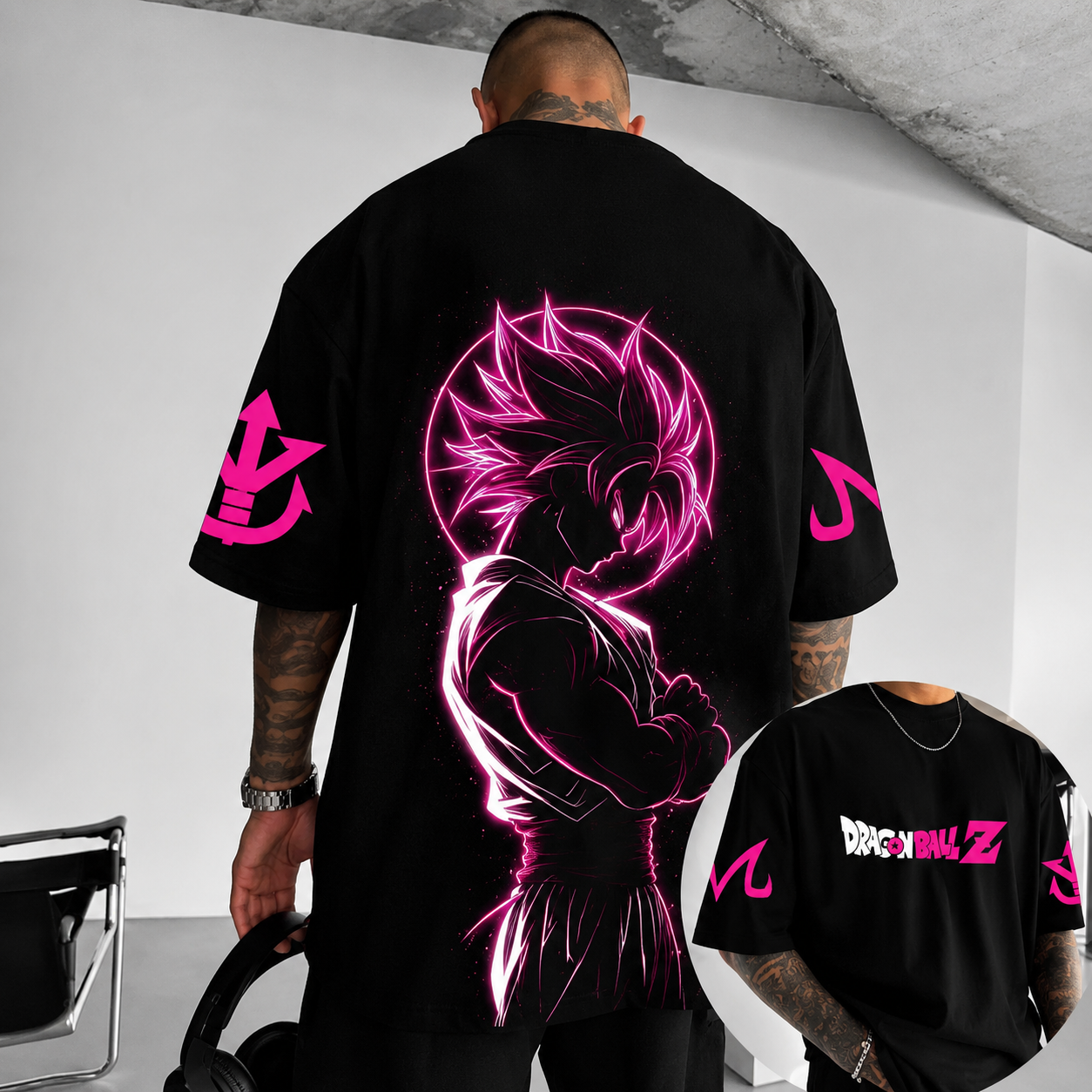 Warrior Oversize Street – Goku Neon Black