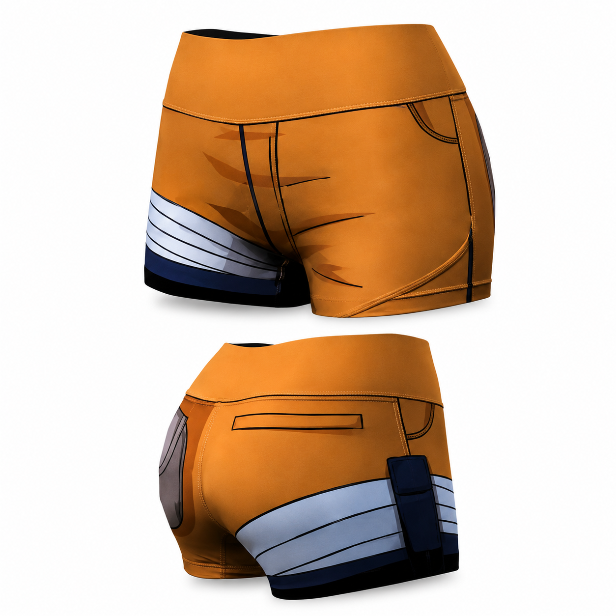 Women's Power Shorts – Scouter Orange